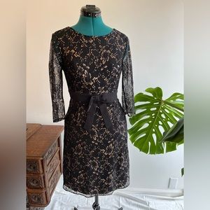 ModCloth copper and black lace dress